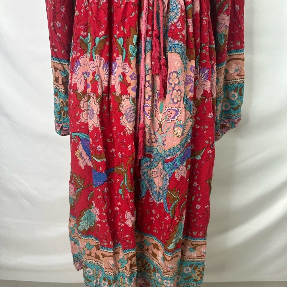 R. Vivimos Womens Long Sleeve Floral Casual Print
Cotton Midi Tunic Dress Size S - Picture 5 of 12